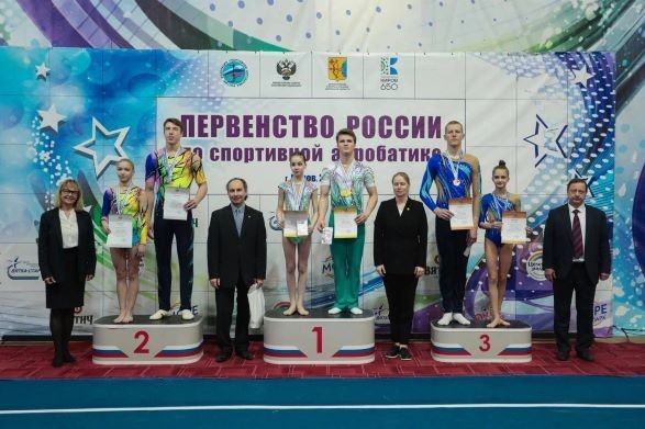 Золото Первенства России по спортивной акробатике в 30ке